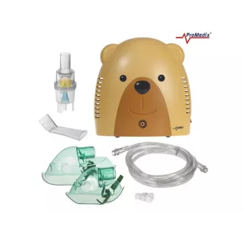 Promedix inalatore per bambini, orsetto, set nebulizzatore, maschere, filtri, PR-811