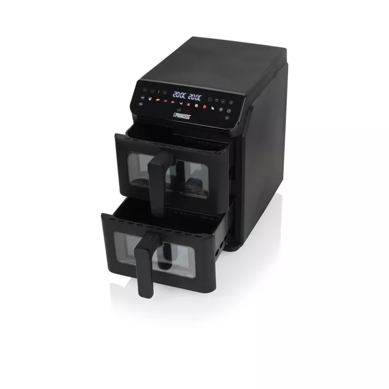 Princess Double Stack Airfryer | 182490 | Potenza 3000 W | Capacità 11,2 L | Nero
