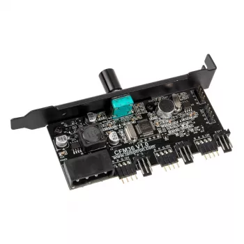 Lamptron CFM36 controller ventole e RGB LED per slot PCI, nero