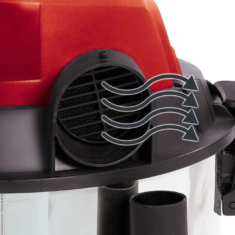 Einhell TH-VC 1930 SA aspirazione a tamburo 30 L liquido-solido 2000 W senza sacchetto