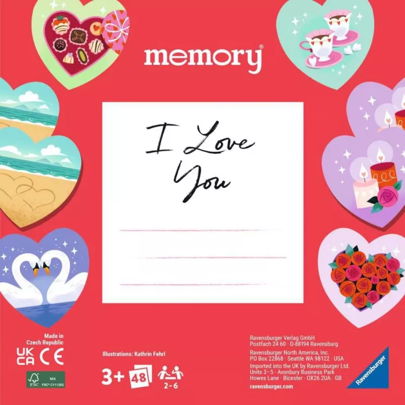 memory moments - I love you, gioco memory