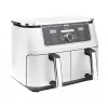 Friggitrice ad aria Ninja AF400EU Double 9,5 L 2470 W bianca, comandi rotanti e touch