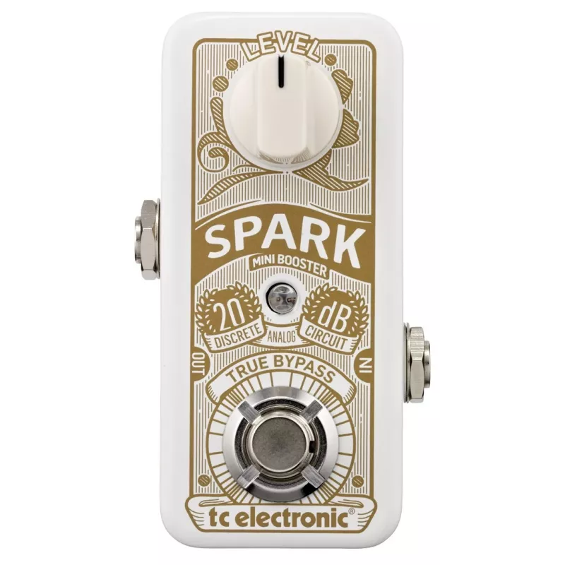 TC Electronic Spark Mini pedale effetto bianco
