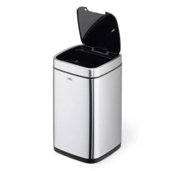 Durable TOUCH 12L rettangolare acciaio inox argento nero