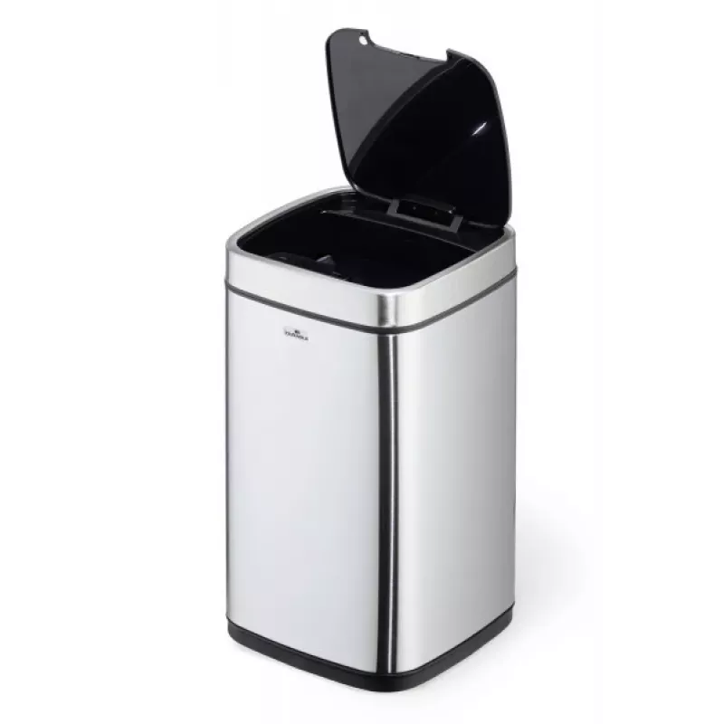 Durable TOUCH 12L rettangolare acciaio inox argento nero
