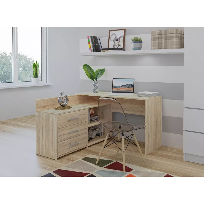 Topeshop DANY SONOMA KPL scrivania per computer color rovere
