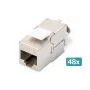 Modulo Keystone Digitus CAT 6A schermato senza attrezzi modulo 48 pezzi