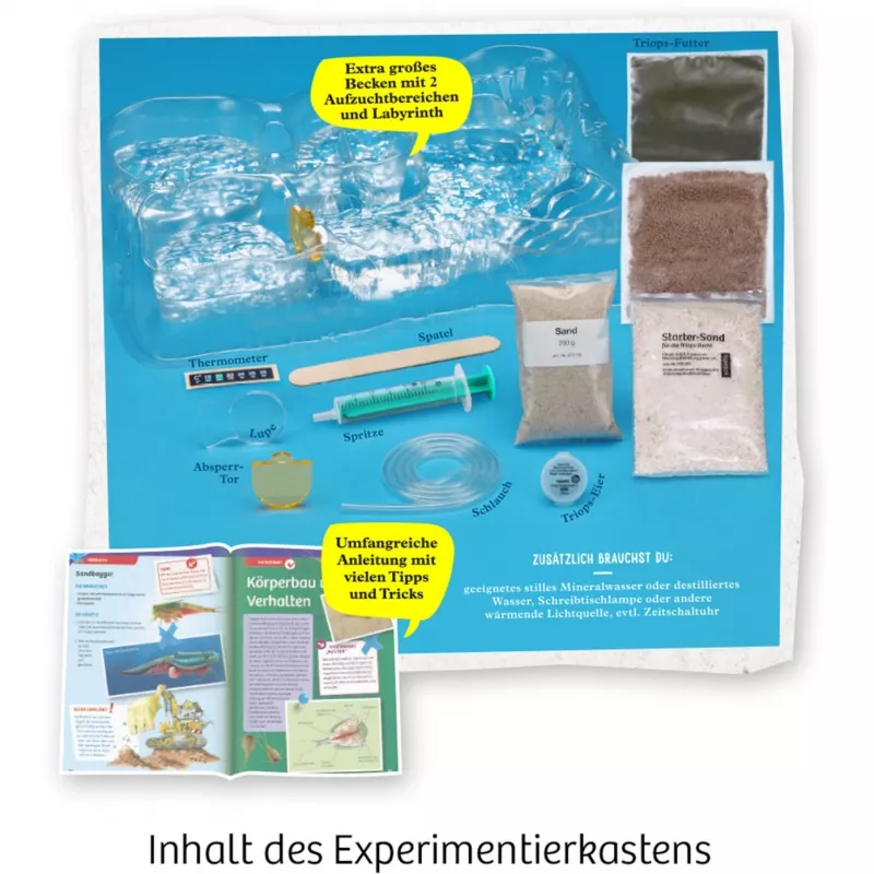 Kosmos 633073 Triops World kit di esperimenti