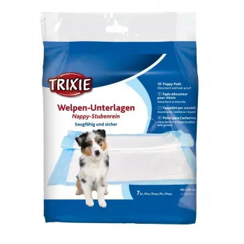 Tappetino di addestramento per cani Trixie 23411, cellulosa, 400×600 mm, 7 pz., bordo antigoccia, assorbente, blu