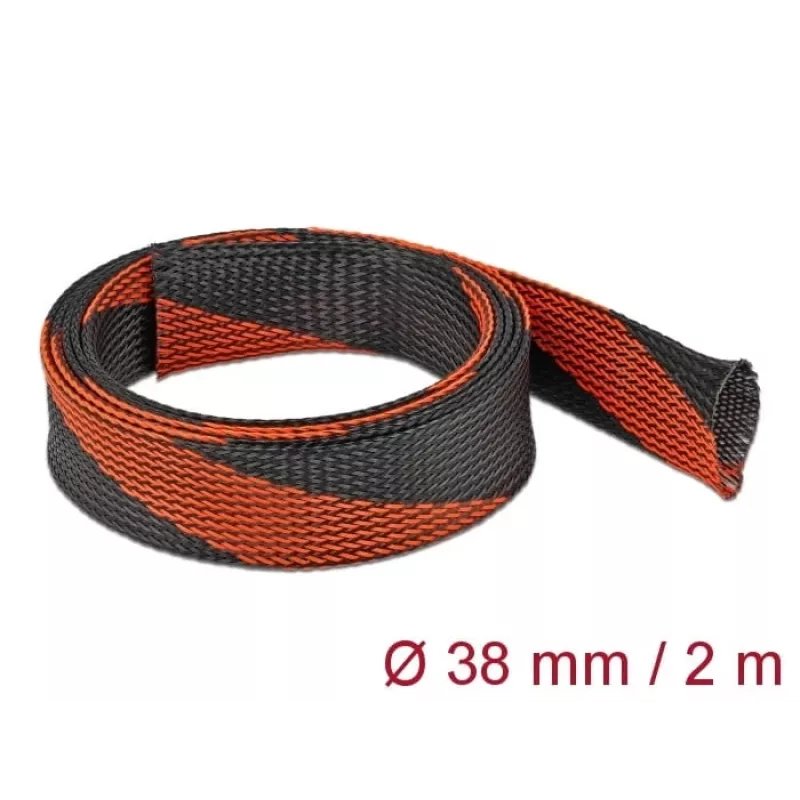 Guaina per cavo DeLOCK 20753 nero rosso