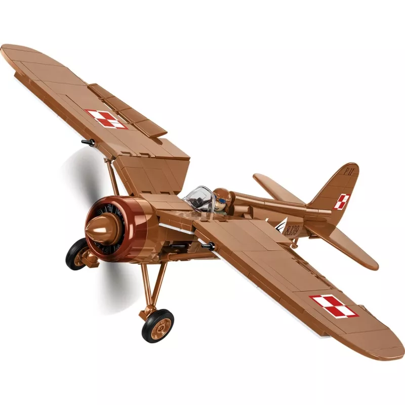Set da costruzione COBI PZL P.11c 320 pezzi Seconda guerra mondiale