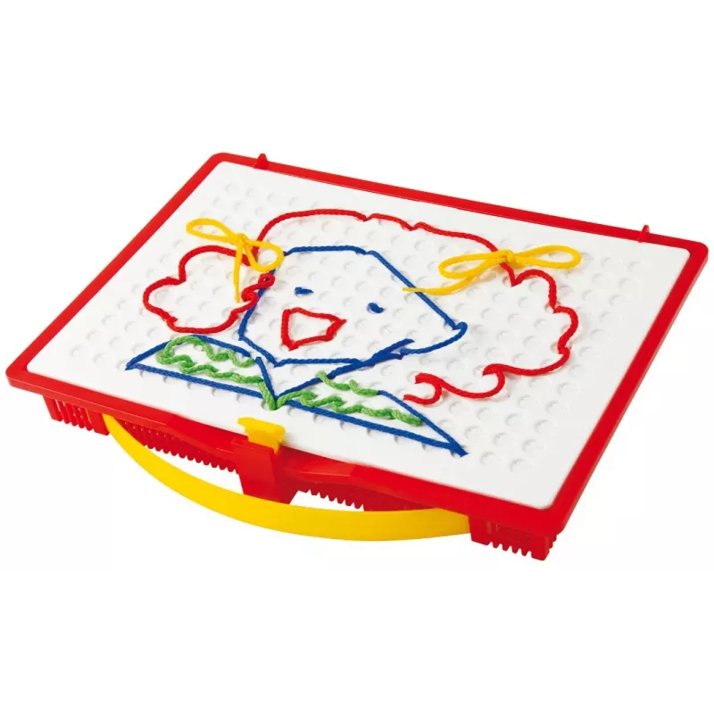 Quercetti 0570 Filo gioco educativo con fili da ricamo, da 4 anni, multicolore