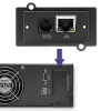 Qoltec 53945 UPS rack, 1 kVA, 800 W, LCD