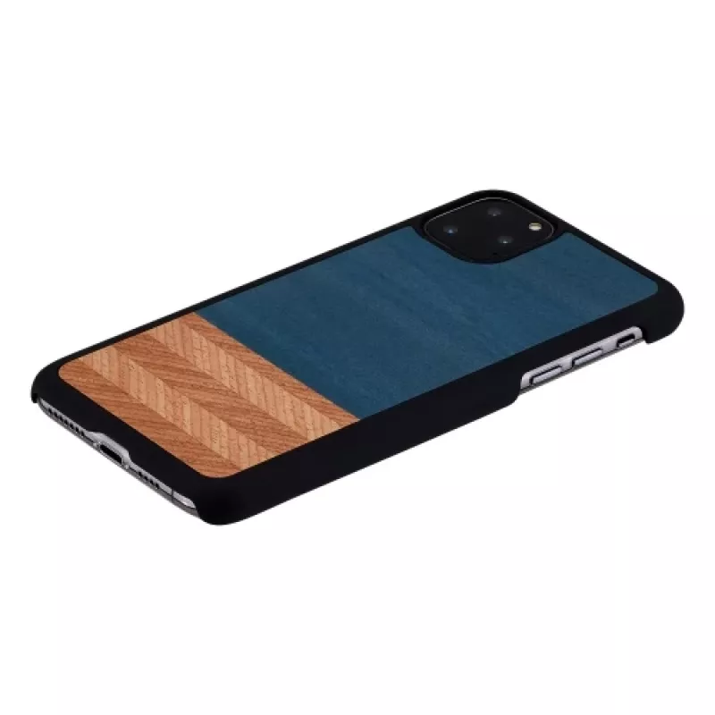 Custodia per cellulare Man and Wood per iPhone 11 Pro Max — denim nero, custodia protettiva