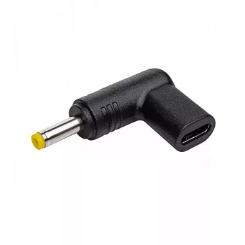 Adattatore di ricarica Akyga AK-ND-C04 USB-C a DC 4,0 x 1,7 mm per notebook, 18,5-20 V, 100 W, per Lenovo