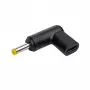 Adattatore di ricarica Akyga AK-ND-C04 USB-C a DC 4,0 x 1,7 mm per notebook, 18,5-20 V, 100 W, per Lenovo