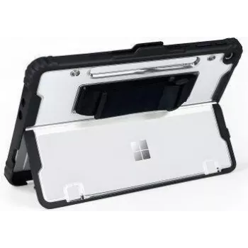 Custodia con cinturino da polso jt berlin per Microsoft Surface Pro 12 pollici 1. Edition, nero trasparente