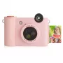 Fotocamera istantanea Kodak SMILE+ 2x3 pollici rosa — stampe ZINK 2x3 pollici, batteria ricaricabile integrata