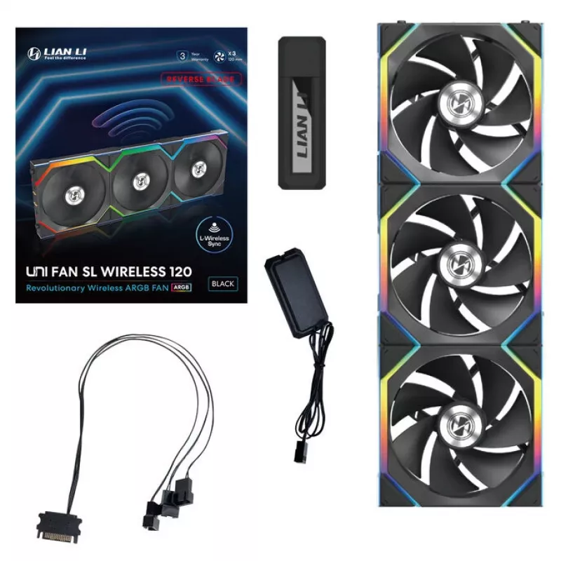 Ventola Lian Li UNI FAN SL Wireless 120 Reverse Blade