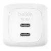 Caricabatterie da parete Belkin WCH019KQWH 50W Dual USB-C PD PPS