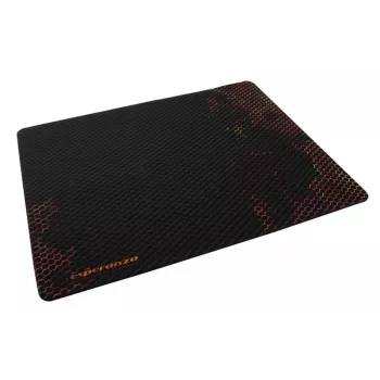 Tappetino mouse ESPERANZA EA146R — tappetino gaming in gomma 440 × 354 × 4 mm, base antiscivolo, nero/rosso