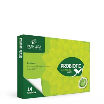 POKUSA Probiotic Forte GreenLine - probiotico per cani - 14 pz.