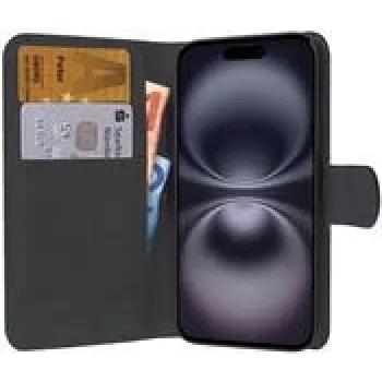 Custodia book cover Classic PEDEA per Apple iPhone 16 Plus - nero (50160990)
