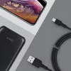 AUKEY CB-AL05 cavo in nylon da Lightning a USB-A MFi, 2 m, nero