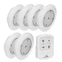 Maclean Energy MCE165 set lampade LED con telecomando, batterie AAA, 6 pz. nel set