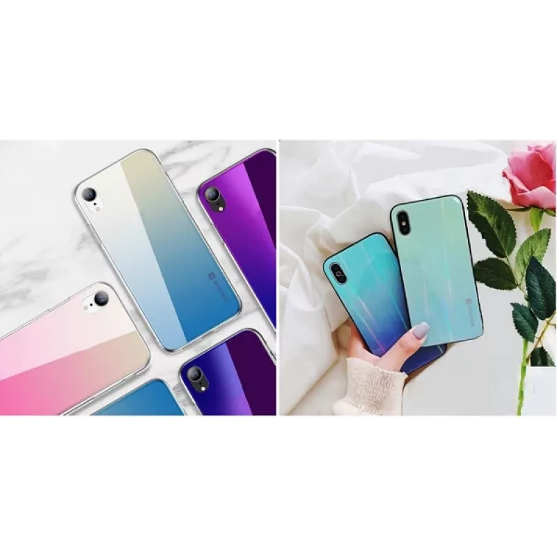 Custodia protettiva Evelatus per Samsung A20 — Gradient Glass 3, design Under Water