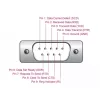Adattatore DeLOCK USB 2.0 Type-A a seriale RS-232 D-Sub 9 poli connettore maschio 0,25 m