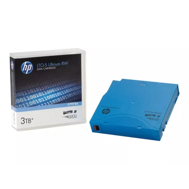 Hewlett Packard Enterprise HPE Ultrium Non-Custom Labeled Data Cartridge - 20 x LTO Ultrium 5 - 1,5TB / 3TB - etichettato - Light Blue - supporto di memorizzazione (C7975AN)