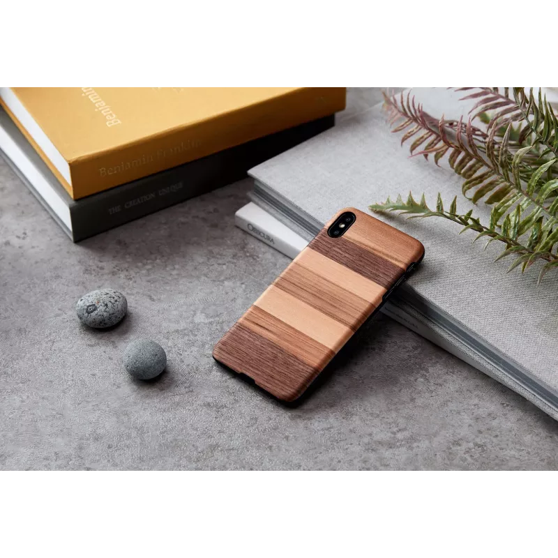 Custodia per smartphone man and wood per iPhone XS Max — nero