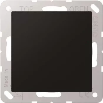 Placca cieca Jung A594-0SWM senza viti in plastica per interruttori modulari