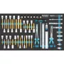 Set di inserti a bussola per cacciavite 163-603/52, misura 4/3+, set di utensili da 52 pezzi, misure metriche e in pollici