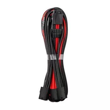 CableMod PRO ModMesh 12VHPWR su 3x cavo PCIe - 45 cm, nero/rosso