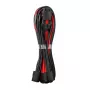CableMod PRO ModMesh 12VHPWR su 3x cavo PCIe - 45 cm, nero/rosso