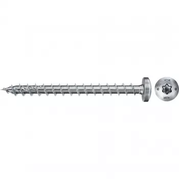 Vite FISCHER 670332 — vite per legno in metallo 40 mm, Ø 4,5 mm, lunghezza filettatura 35 mm, 200 pz.