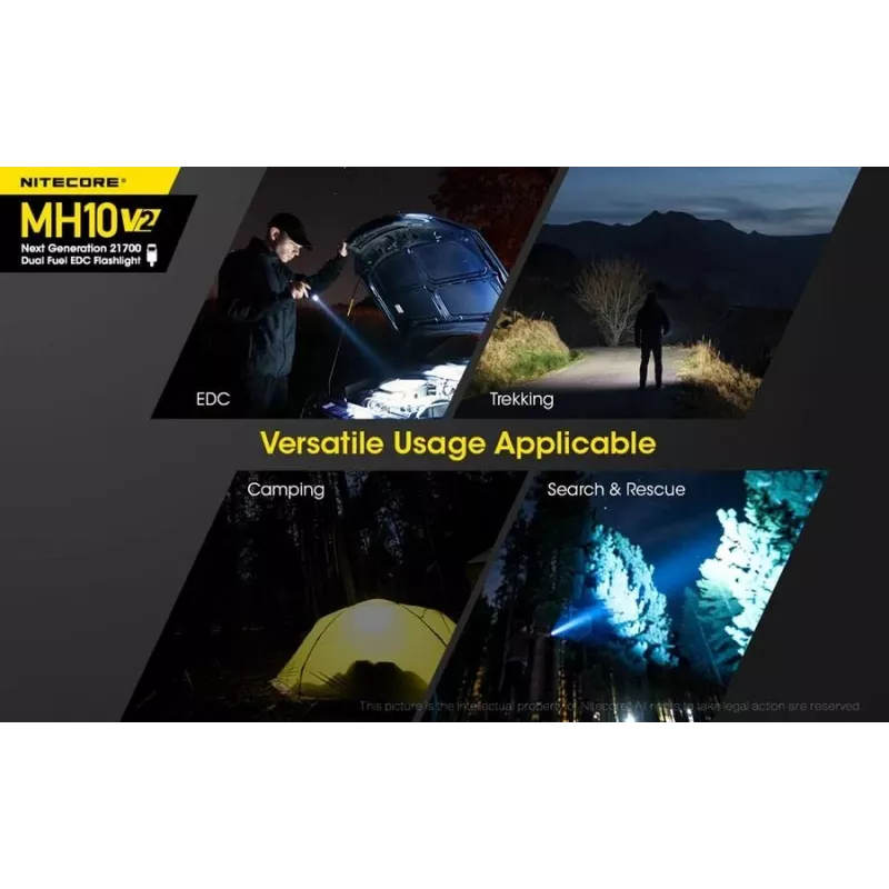 Torcia portatile Nitecore MH10 V2 nero