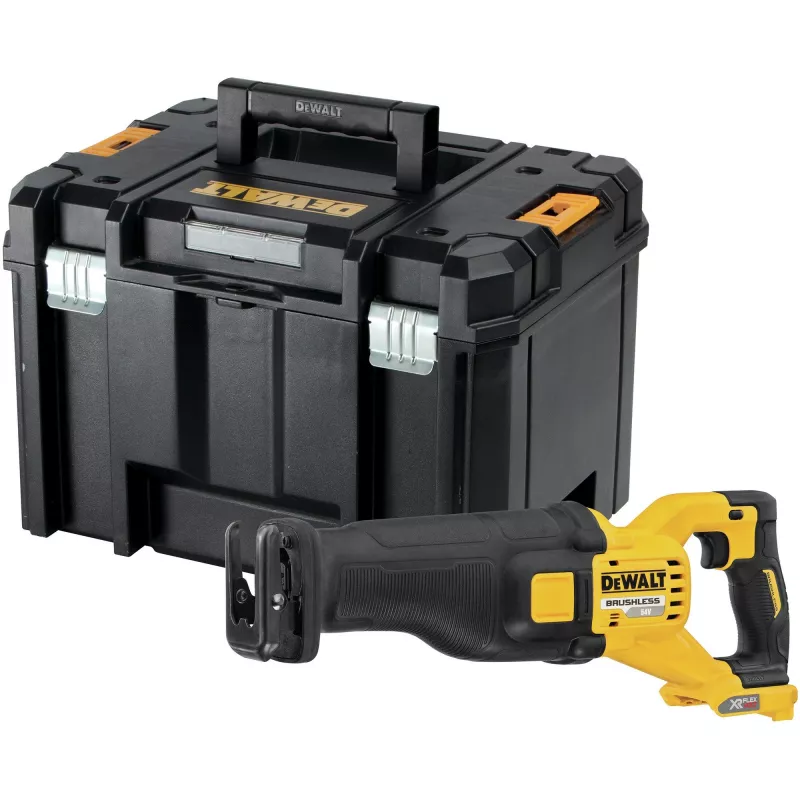 DEWALT DCS389NT sega a sciabola FlexVolt 54V TSTAK nero, giallo