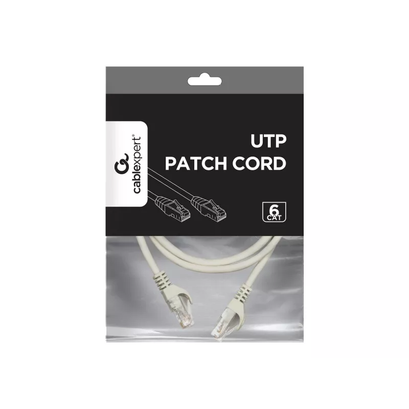 Gembird PP6U-2M cavo di rete grigio Cat6 U/UTP (UTP)