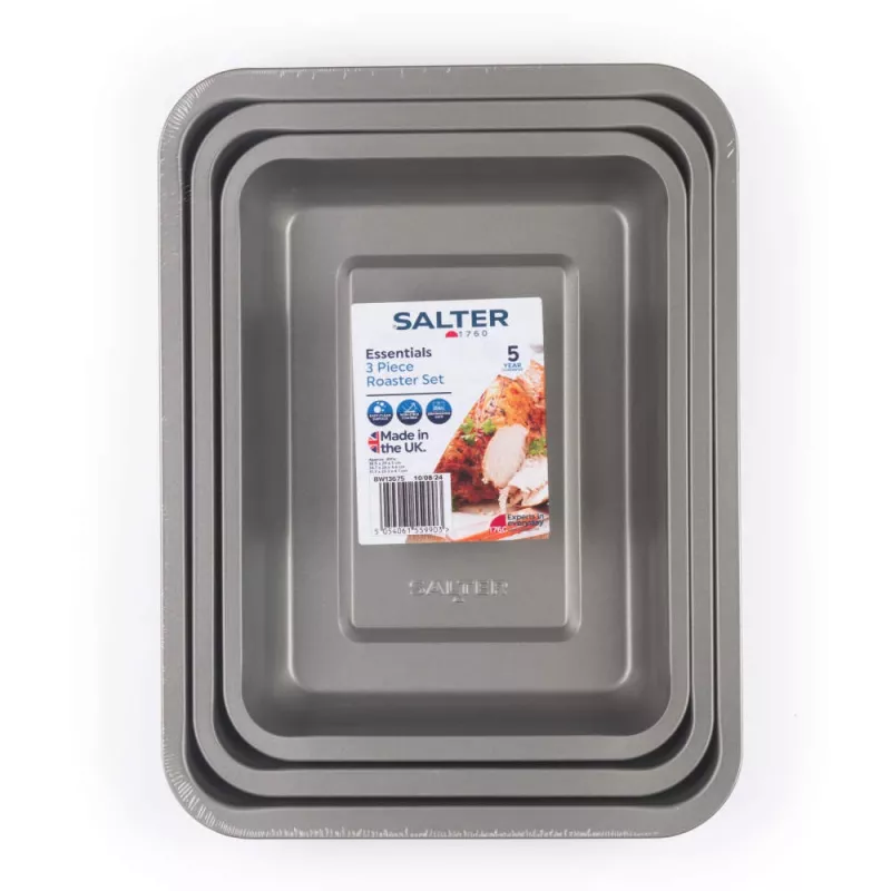 Set tegame Salter BW13675 3 pezzi antiaderente adatto al forno