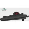 Tastiera meccanica full-size con filo KeySonic KSK-8202ELU-T (DE) — USB, layout tedesco, nero