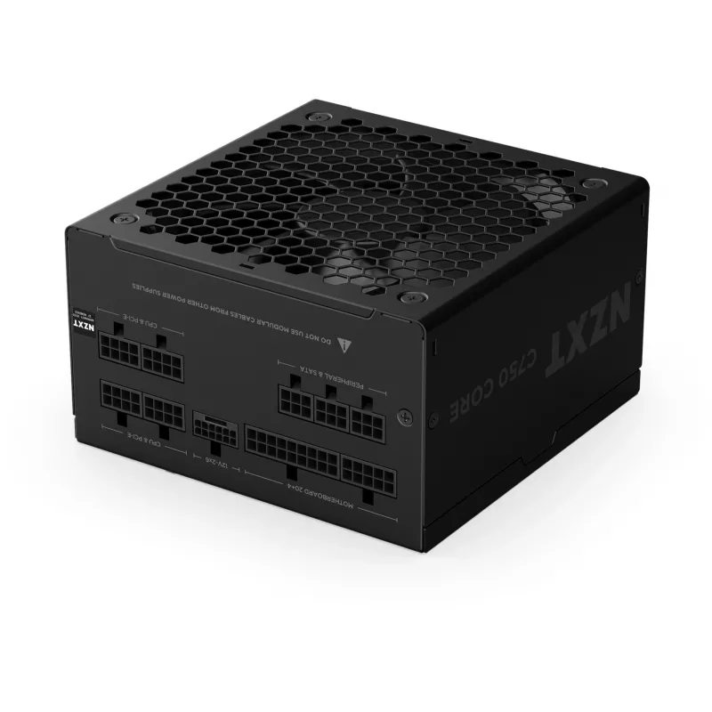 C750 GOLD CORE, alimentatore PC nero, 1x 12-Pin High Power GPU, 3x PCIe, cable management, 750 Watt
