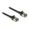 Cavo di rete DeLOCK RJ45 Cat.8.1 F/FTP slim Pro 5 m nero