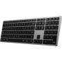 Tastiera Satechi SLIM X3 Bluetooth QWERTZ tedesca nero - grigio (ST-BTSX3M-DE)