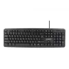 Tastiera Gembird KB-U-103-RU ufficio USB QWERTY inglese russo nero