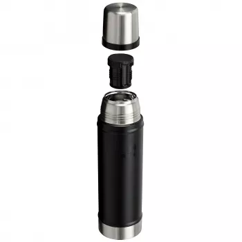 Borraccia termica STANLEY The Legendary Classic 0,6 l, nero, borraccia isotermica sottovuoto