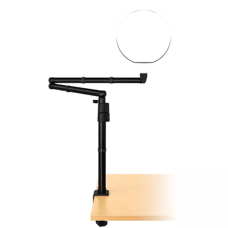 Braccio per monitor Streamplify GAZU-979, molla a gas, regolabile in altezza per schermi e bracci