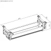 Organizer per cavi e ciabatte sottoscrivania Maclean, carico max. 5 kg, bianco, MC-106 W